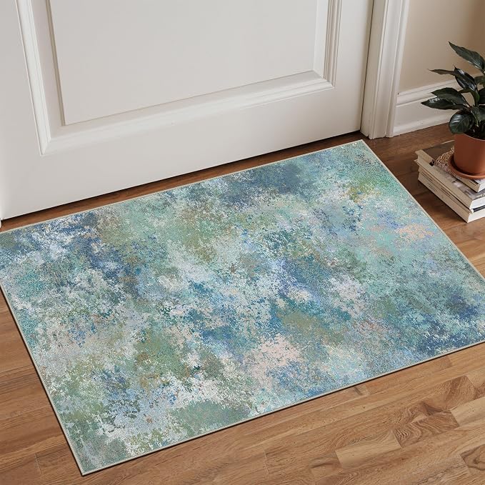 GENIMO 2x3 Rugs for Entryway Entrance, Modern Lightweight Rug Ultra Soft Indoor - Image 3