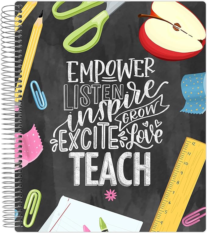 bloom daily planners Undated Academic Year Teacher Planner & Calendar by bloomdailyplanners