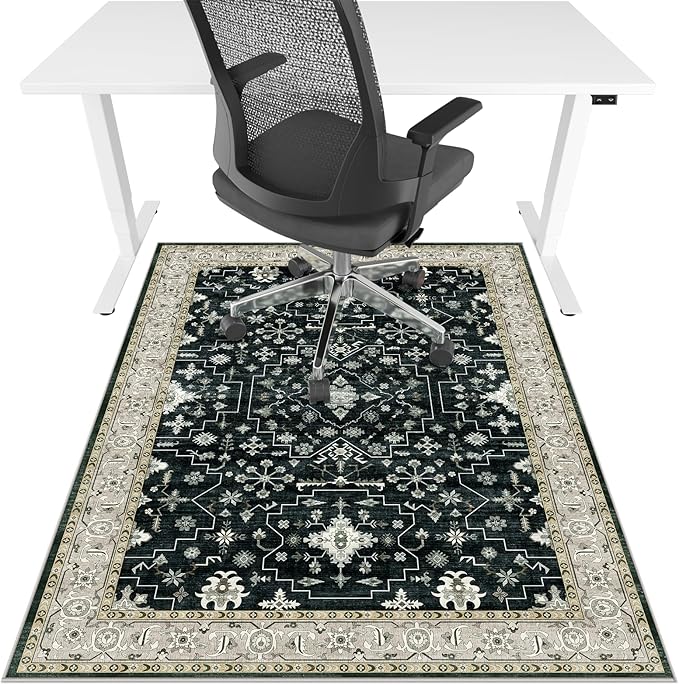 Office Chair Mat for Hardwood Floor&Tile Floor, Under Desk Rug for Rolling by LreedyMat