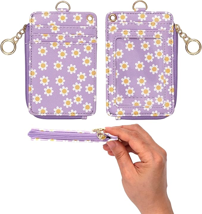 MONDO DESIGNS 2-in-1 ID Badge Holder & Lanyard Wallet - Image 2