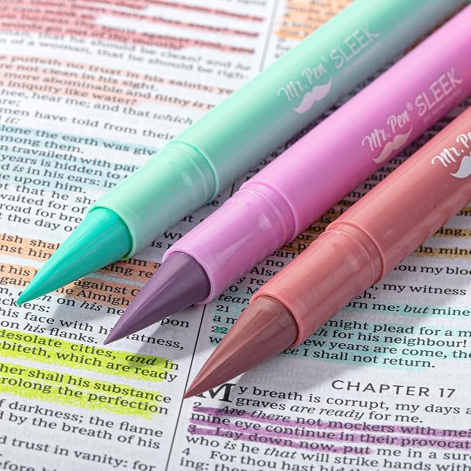 Mr. Pen- No Bleed Gel Highlighters, 8 Pack | Bible Highlighters and Pens No - Image 5