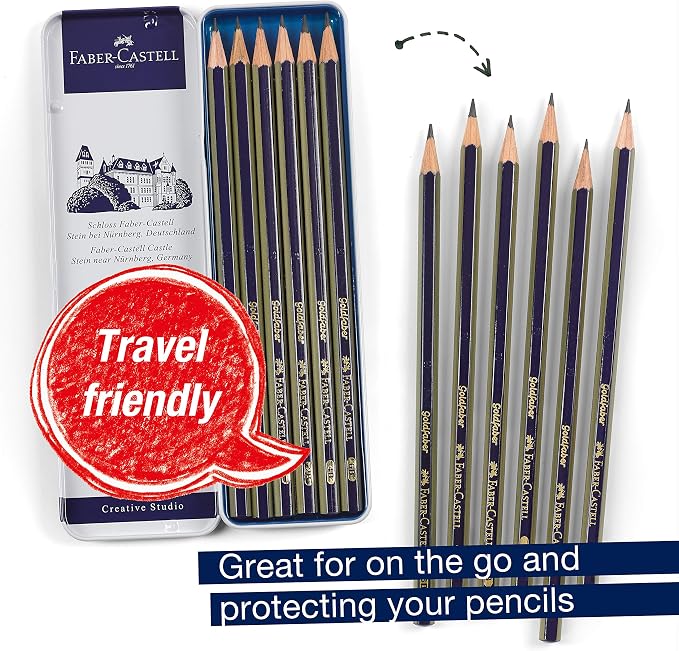 Faber-Castell Graphite Sketch Pencil Set - Image 6