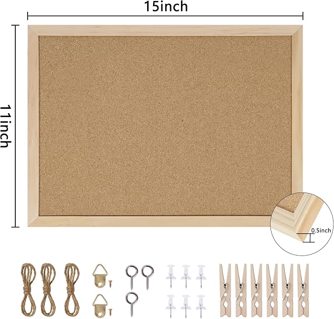 DAHAPYBOO Cork Board for Office - Image 3