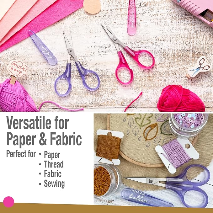 Beaditive High Precision Detail Scissors Set Sharp, Fine Tips | Paper Cutting - Image 5