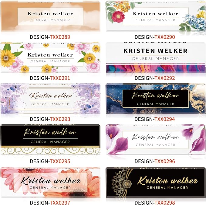Office Desk Name Plate Personalized |Custom Name Plates - Image 2