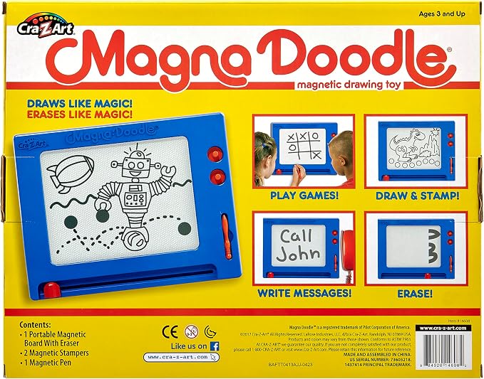 Cra-Z-Art Retro Magna Doodle Magnetic Drawing Board | Retro, Classic Toy - Image 8