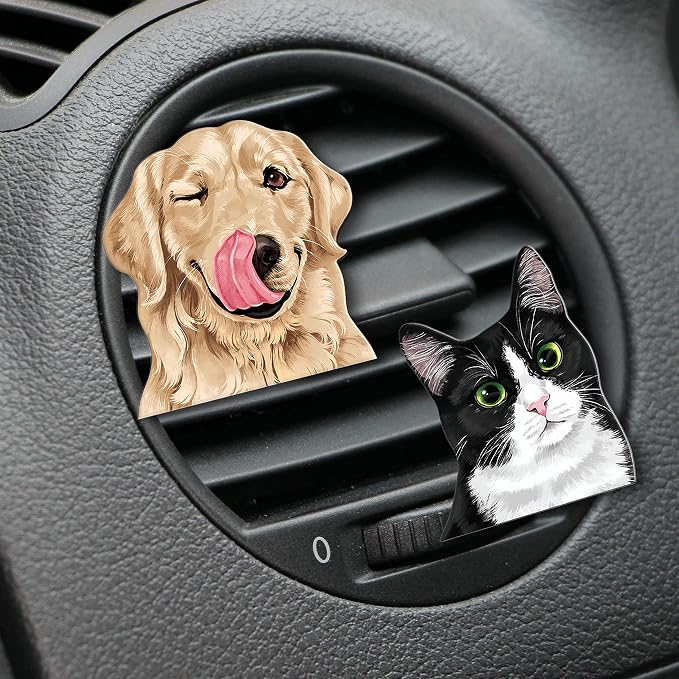 WIRESTER Fresh Scented Car Air Freshener Vent Clip, Decorative Accessories - Image 5