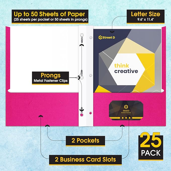 2 Pocket Portfolio Folders - Image 2