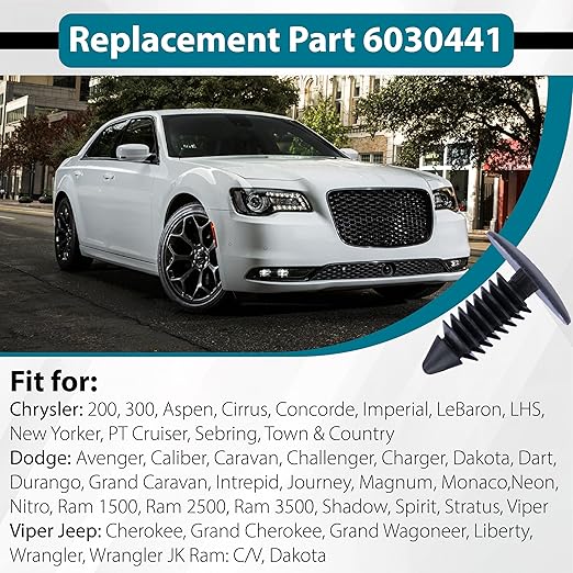 400 PCS Car Plastic Trim Boot Rivets Push Clip Fastener, 8mm Plastic Fender - Image 3