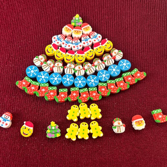 300PCS Mini Cute Pencil Erasers - Image 2