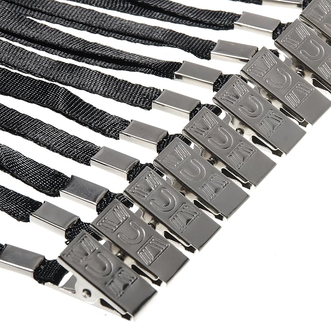 Wisdompro Lanyard with Clip, 30 Pack of 17 inch Blank Flat Nylon Neck Strap - Image 7