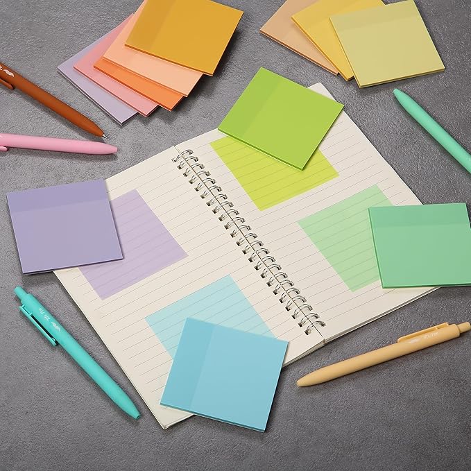 Mr. Pen- Transparent Sticky Notes, 12 Pads, 600 Sheets | See Through - Image 7
