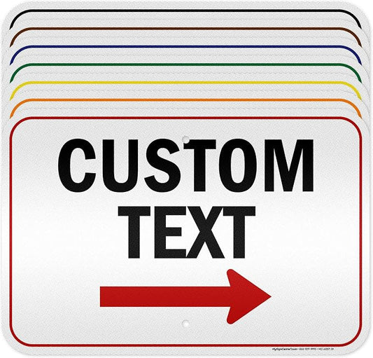 Custom Arrow Directional Sign by My Sign Center by MySignCenter