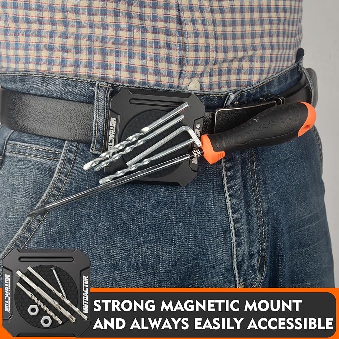 MUTUACTOR Heavy Duty Magnetic Tool Belt Clip, Φ2.2”Anti-Slip Strong Magnet Tool - Image 5