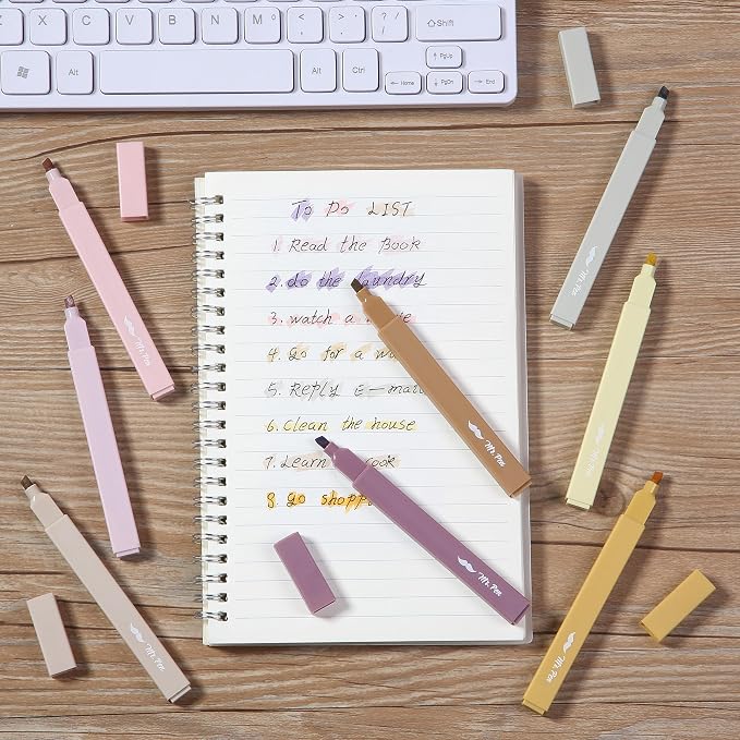 Mr. Pen- Aesthetic Highlighters No Bleed, 8 Pack, Cute Highlighters Assorted - Image 6