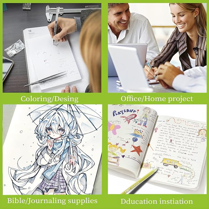 45 Colored Gel Pens Set, 0.6mm Fine Point - Image 4