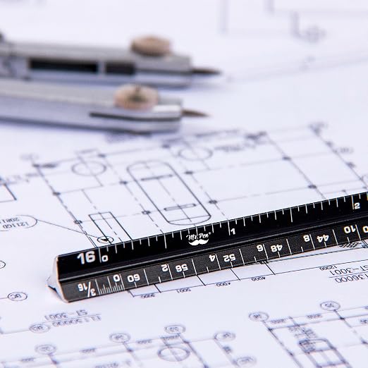 Mr. Pen- 6 Inch Pocket Size Ruler, 2 Pack, Small Architectural Scale | Compact - Image 7