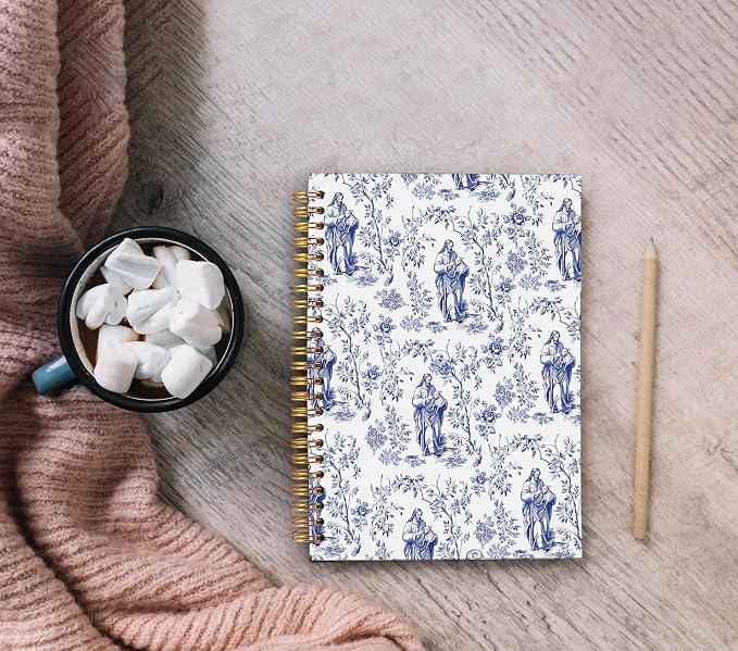 Ecezatik Chinoiserie Christian Jesus and Lamb Notebook Journal, Vintage - Image 4