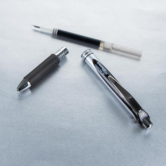 Pentel EnerGel RTX Retractable Liquid Gel Pen, Medium Line, Metal Tip - Image 6
