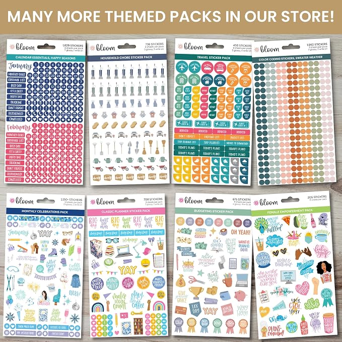 Bloom Daily Planners Productivity Stickers - Image 7