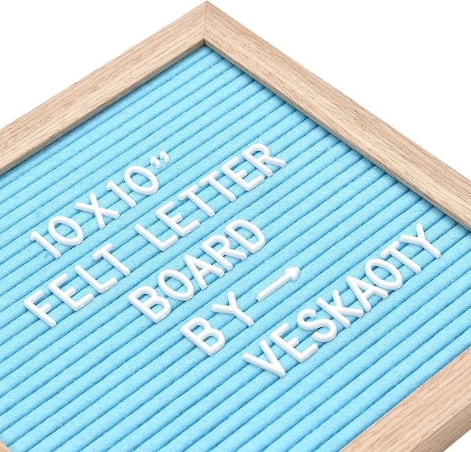 Felt Letter Board with 294 Letters, Numbers & Symbols - Image 2