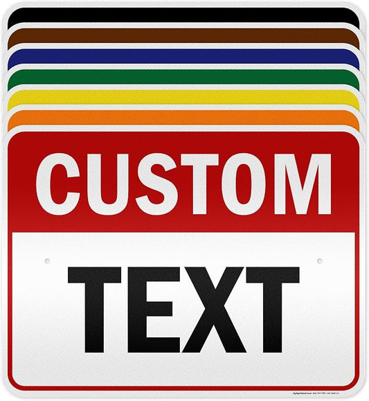 Custom Sign, Custom Sign for Business, Indoor/Outdoor use. 18x24 Inches by MySignCenter
