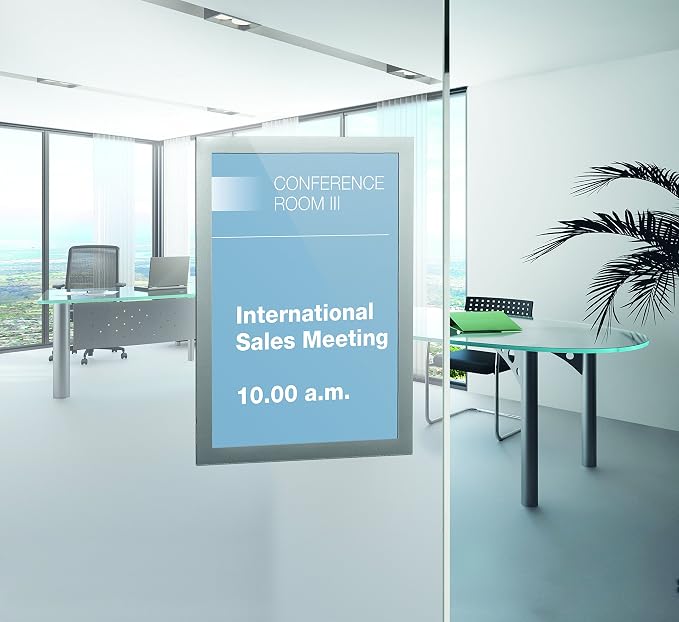 Durable Duraframe Self-Adhesive Sign Holder - Image 9