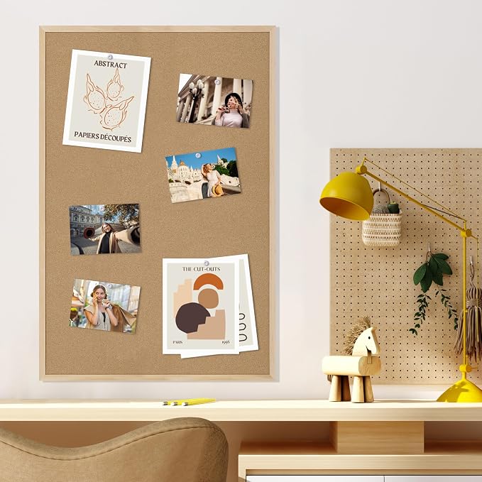DAHAPYBOO 36x24 Cork Board for Office - Image 7
