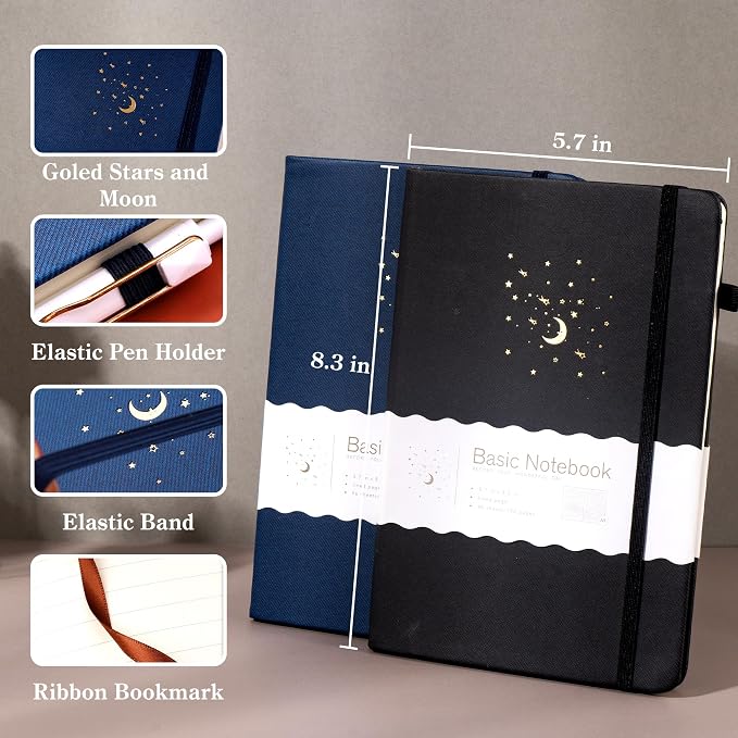 CAGIE 2 Pack Lined Journals Notebooks - Image 4