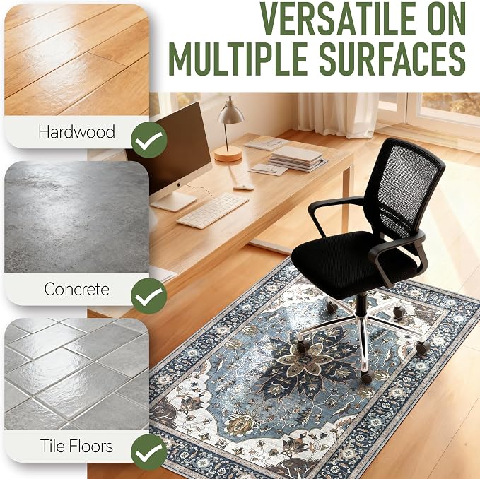 48"x60" Office Chair Mat for Hardwood, Under Desk Chair Mat for Home Office - Image 7