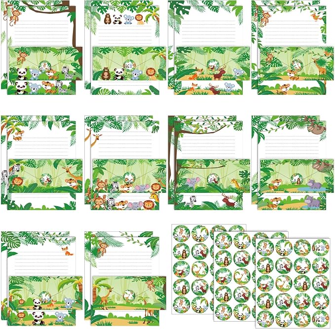 TaoBary 160 Packs Stationery Paper Set 60 Round Dot Sticker, 10 Design by TaoBary
