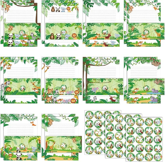 TaoBary 160 Packs Stationery Paper Set 60 Round Dot Sticker, 10 Design by TaoBary