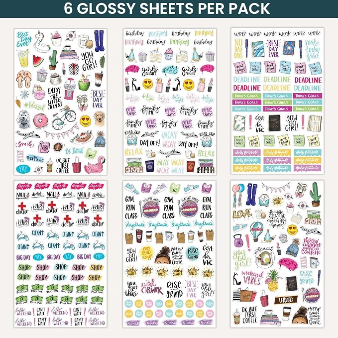 bloom daily planners Vintage Classic Planner Stickers - Image 2