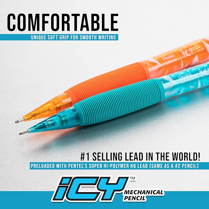 Pentel Icy Razzle-Dazzle Mechanical Pencil, Color May Vary - Image 3