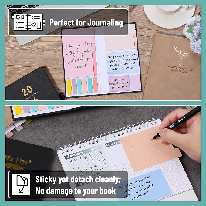 Mr. Pen- Sticky Notes Set, 410 Pack, Ruled | Dotted & Blank Notes - Image 5