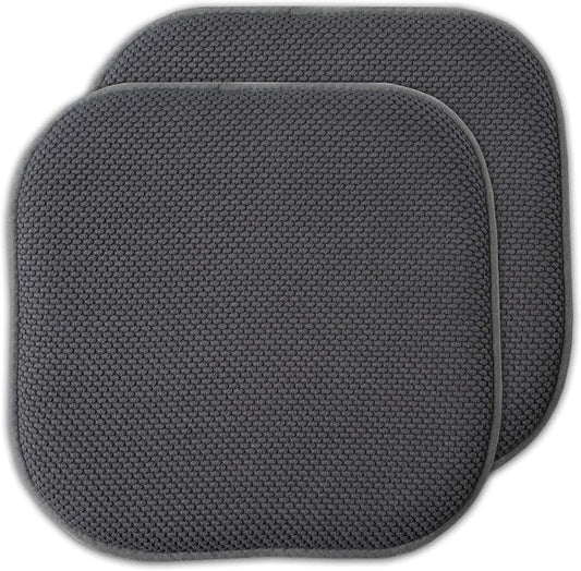 Sweet Home Collection Memory Foam Honeycomb Nonslip Back 16" x 16" Chair/Seat by SweetHomeCollection
