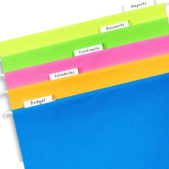 Avery Hanging File Folder Tabs and Inserts, 1/5 Cut, 20 File Folder Tabs and - Image 5