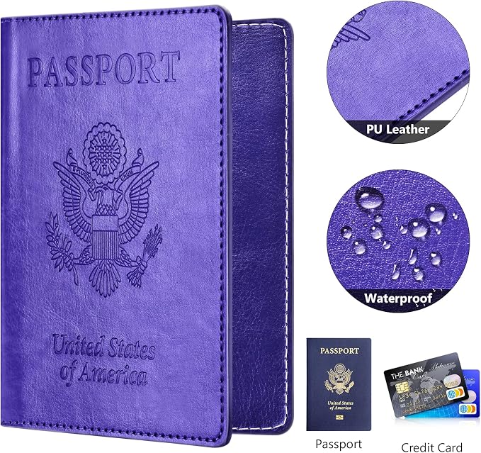 Passport and Vaccine Card Holder Combo, Passport Holder - Image 4