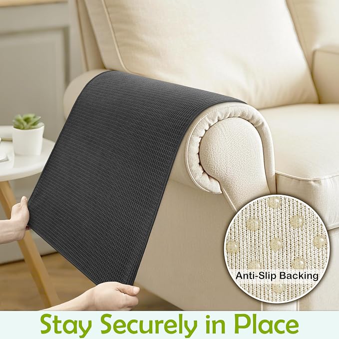 Couch Arm Covers, Waterproof Armrest Cover - Image 5