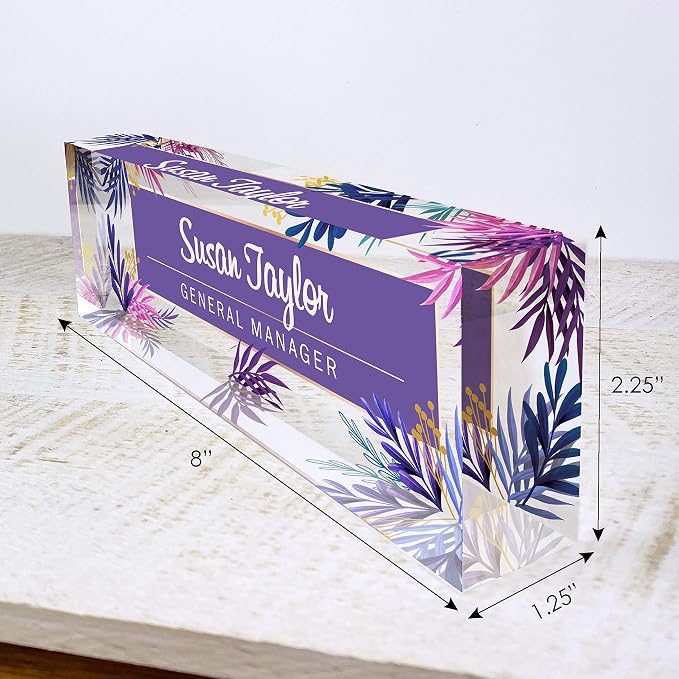 Artblox Office Desk Name Plate Personalized | Custom Name Plates - Image 3