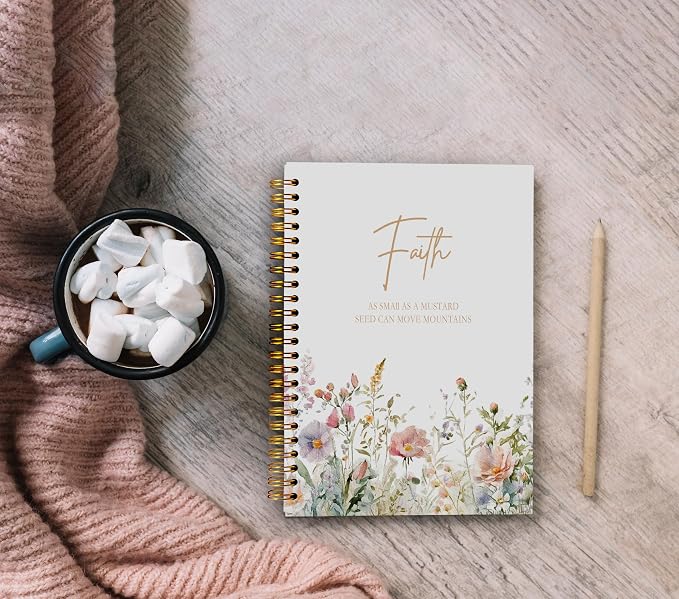 Faith Can Move Mountains Christian Notebook Journal - Image 4