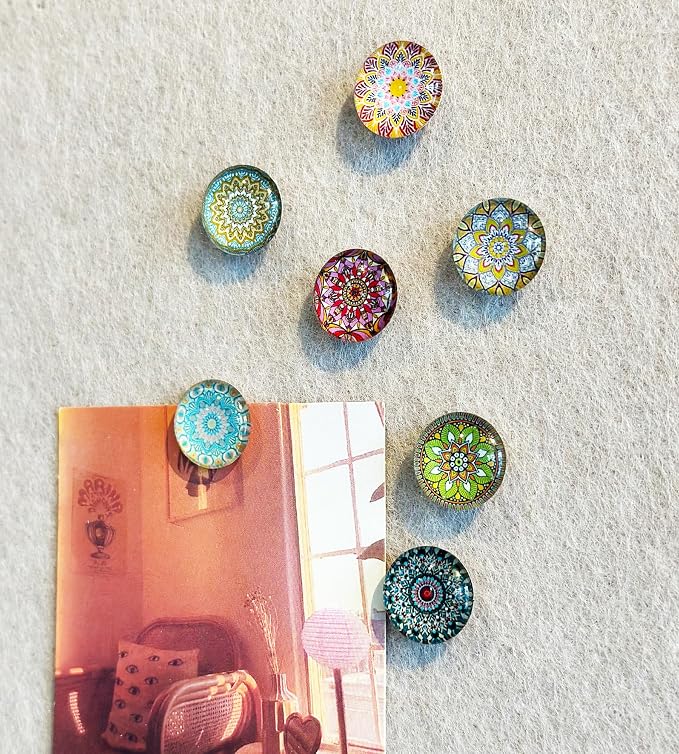 24 Glass Decorative Push Pins, Cute Bulletin Board Pins, Cute Thumbtacks - Image 5