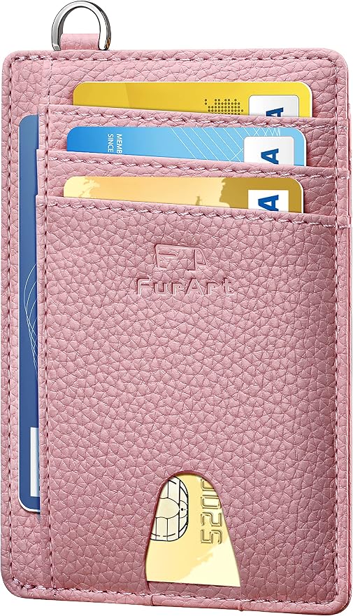 FurArt Slim Minimalist Wallet RFID Credit Card Holder by FurArt