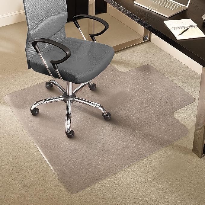 Staples Office Chair Mat, Medium-Pile Carpets, Extended Under-Desk Coverage - Image 3