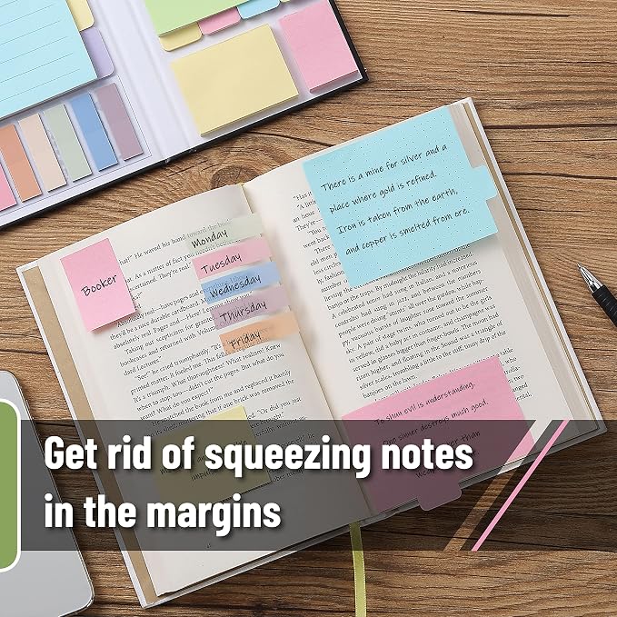 Mr. Pen- Sticky Notes Set, 410 Pack, Ruled | Dotted & Blank Notes - Image 5