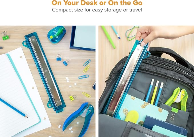 Bostitch Office Ring Binder 3 Hole Punch, 5 Sheets, Includes One Punch in - Image 5