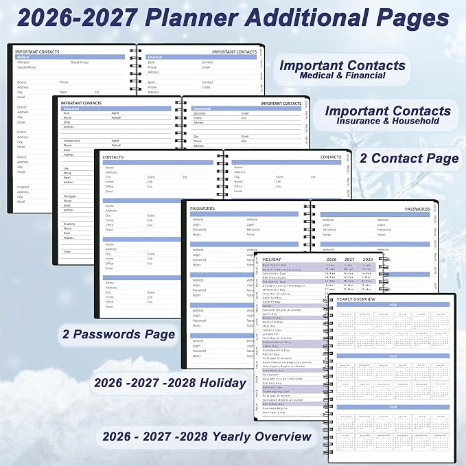 2026-2027 Monthly Planner, from Jan 2026-Jun 2027, 18 Months Calendar 2026 - Image 4