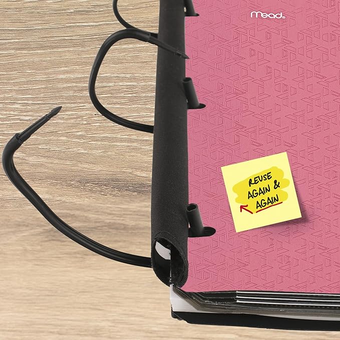 Five Star Flex Refillable Notebook + Study App 1 Inch O-Rings Binder - Image 5