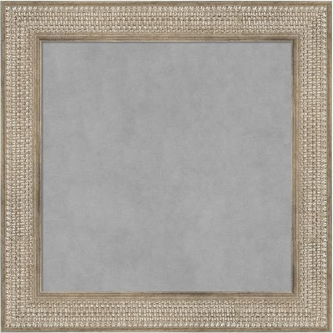 Amanti Art Silver Framed Magnetic Board 26x26 Medium Vision Board by AmantiArt
