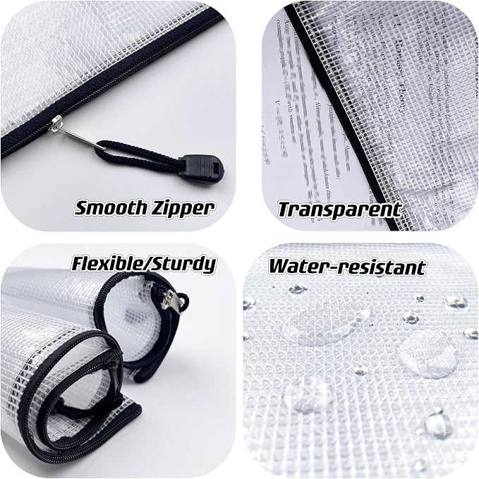 Oaimyy-18 PCS-3"x 5" inchs-Zipper Pouch, Puzzle Storage Bag Plastic Zip Pouches - Image 3